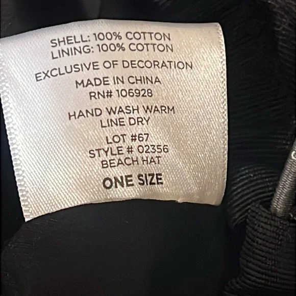 Coolibar Black Hat - Picture 6 of 7